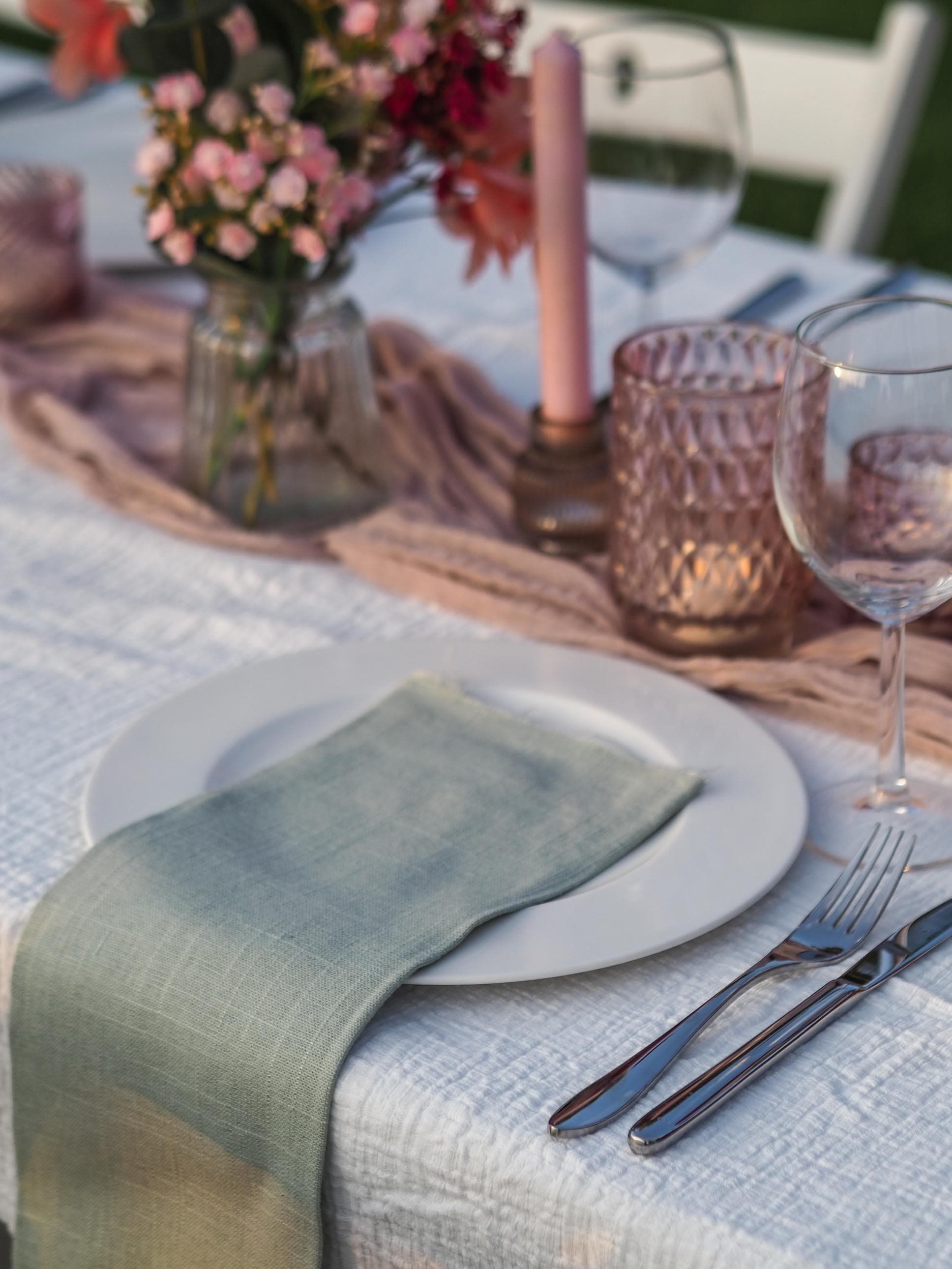 Image of Serviette dusty light green